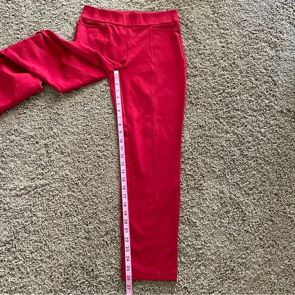 CHICO’S RED PANTS-SLACKS ~ Sz XS - Chico’s 0 Short - Picture 6 of 11